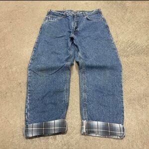 Vintage flannel jeans